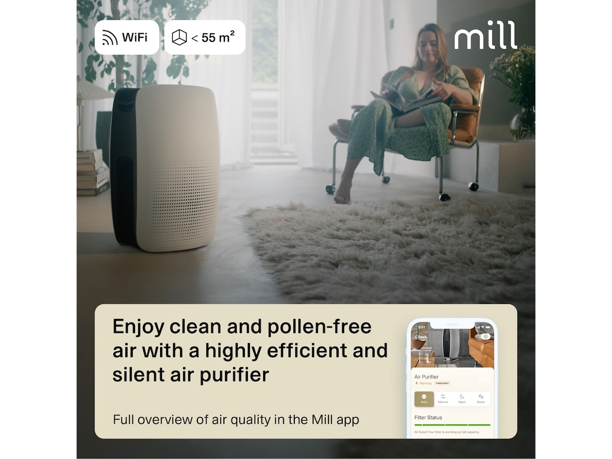 Mill Silent Pro Compact luftrenser Luftrensere