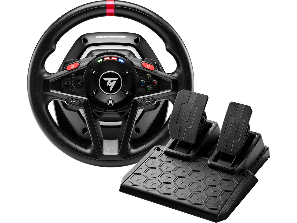 Thrustmaster T128 Xbox (sort) Rat og pedaler