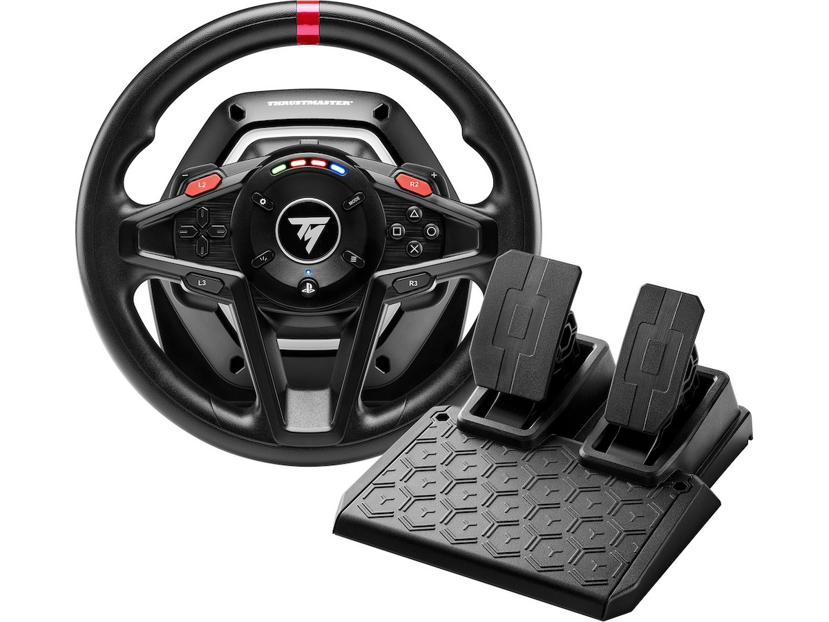 Thrustmaster T128 PlayStation (sort) Rat og pedaler