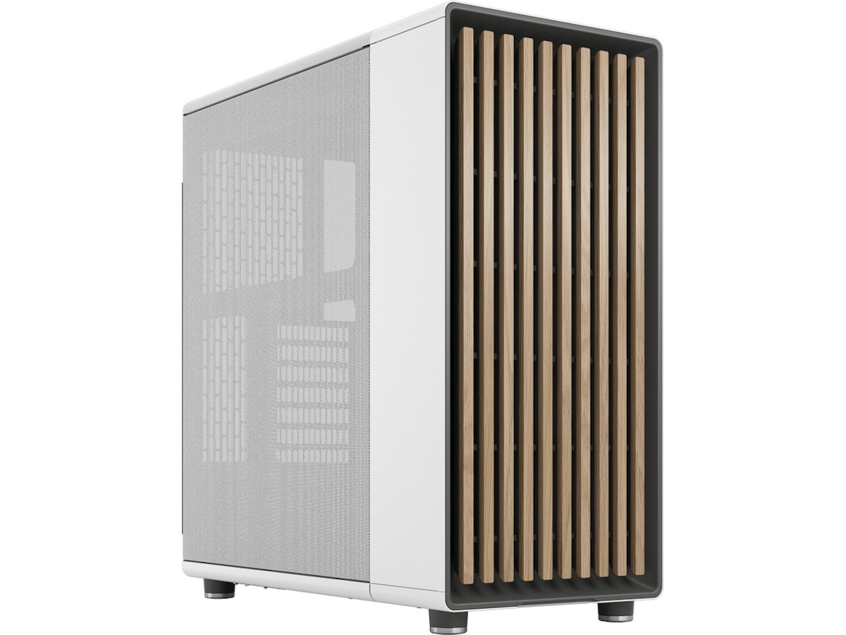 Fractal North Chalk White Mesh Mid Tower Midi Tower