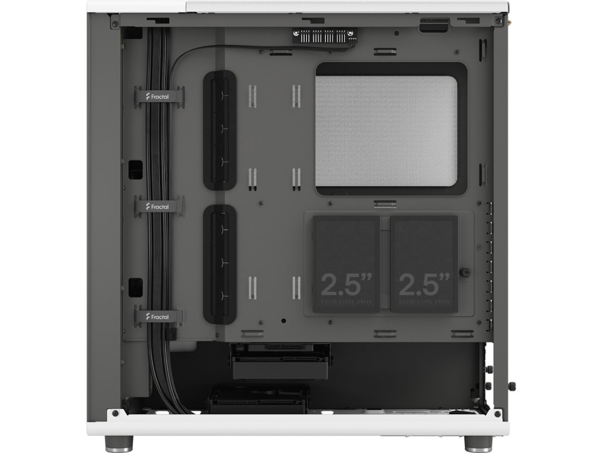 Fractal North Chalk White Mesh Mid Tower Midi Tower