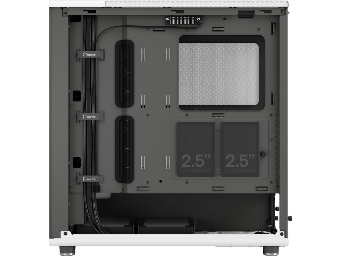 Fractal North Chalk White Mesh Mid Tower Midi Tower