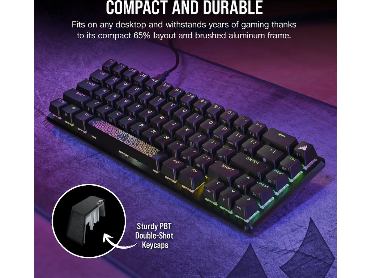 Corsair K65 Pro Mini Gamingtastatur (sort) Gamingkeyboard