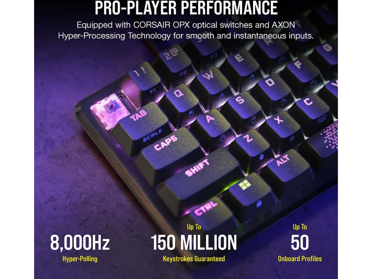 Corsair K65 Pro Mini Gamingtastatur (sort) Gamingkeyboard