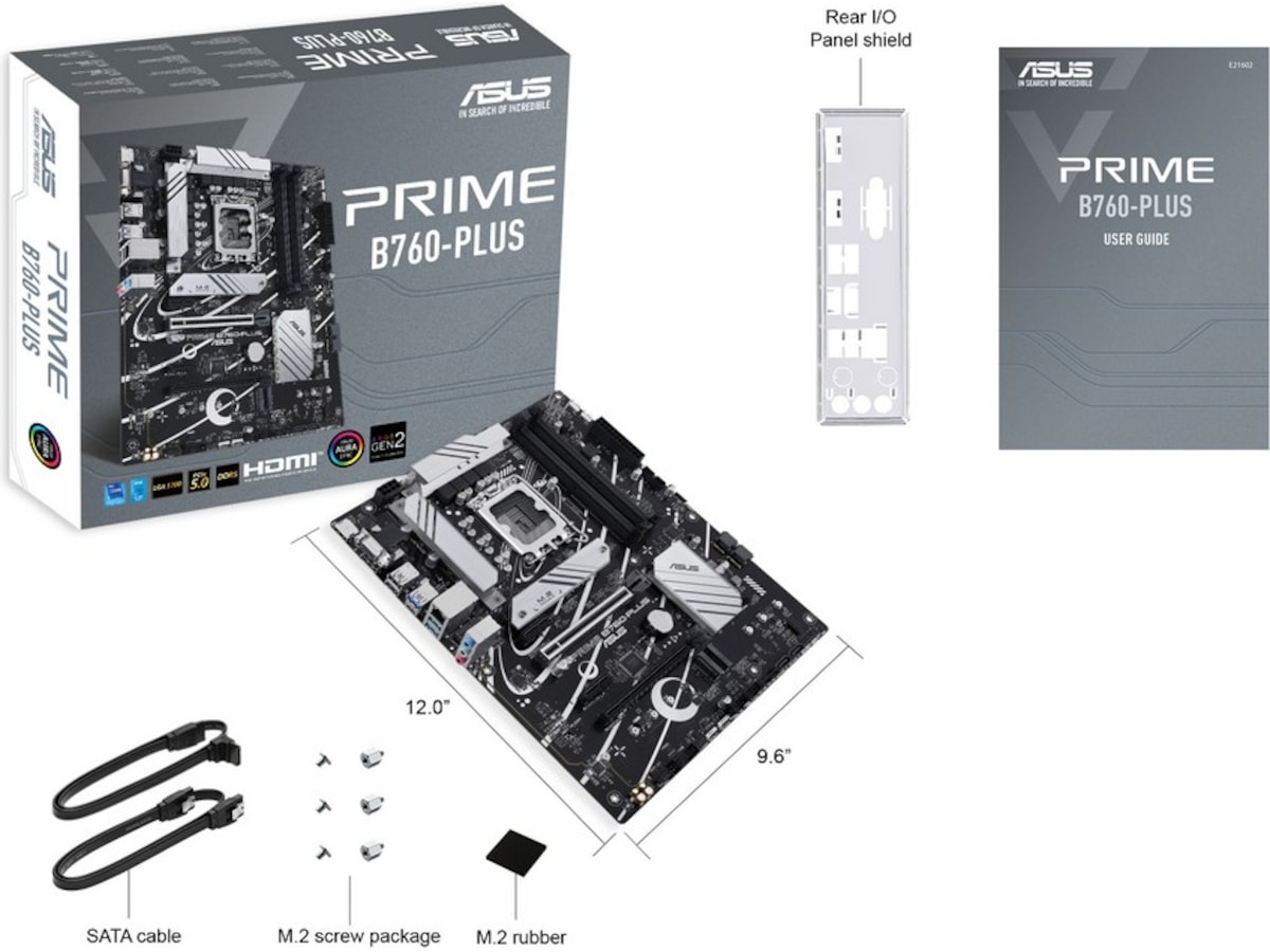 Asus Prime B760-PLUS Bundkort Intel Socket