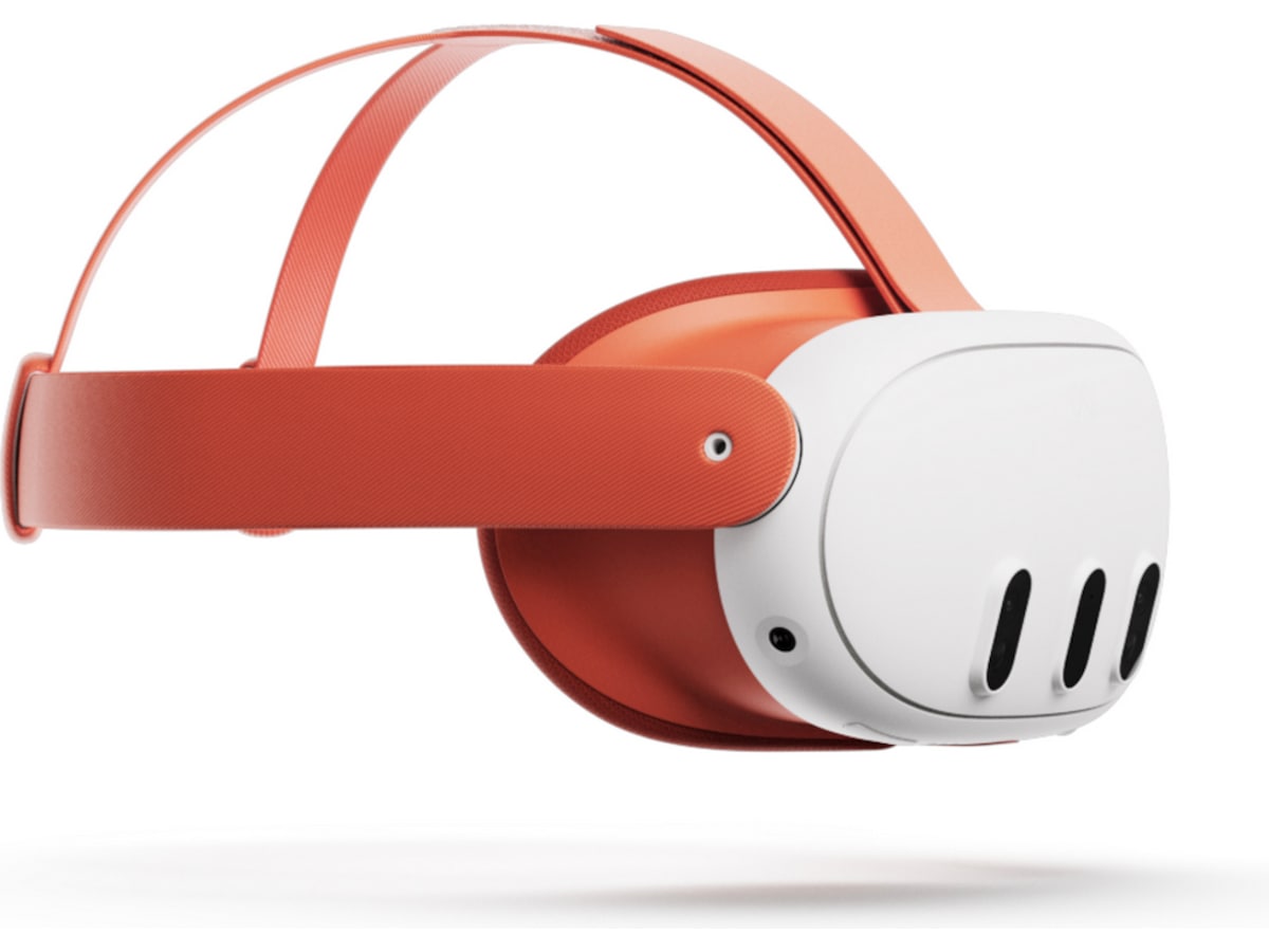 Meta ansigtsflade og hovedstrop (orange) VR-tilbehør