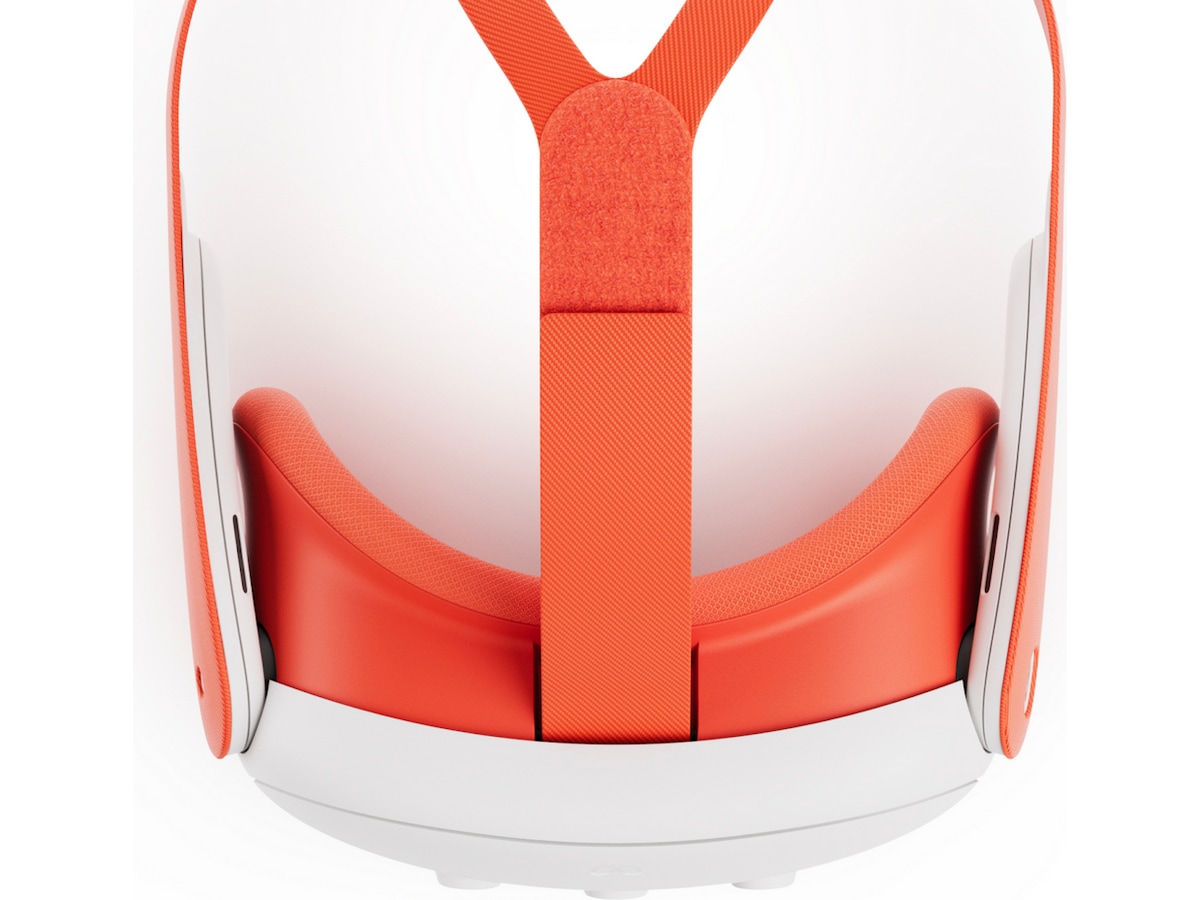 Meta ansigtsflade og hovedstrop (orange) VR-tilbehør