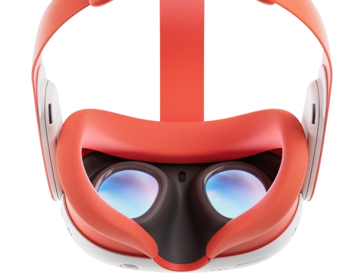 Meta ansigtsflade og hovedstrop (orange) VR-tilbehør