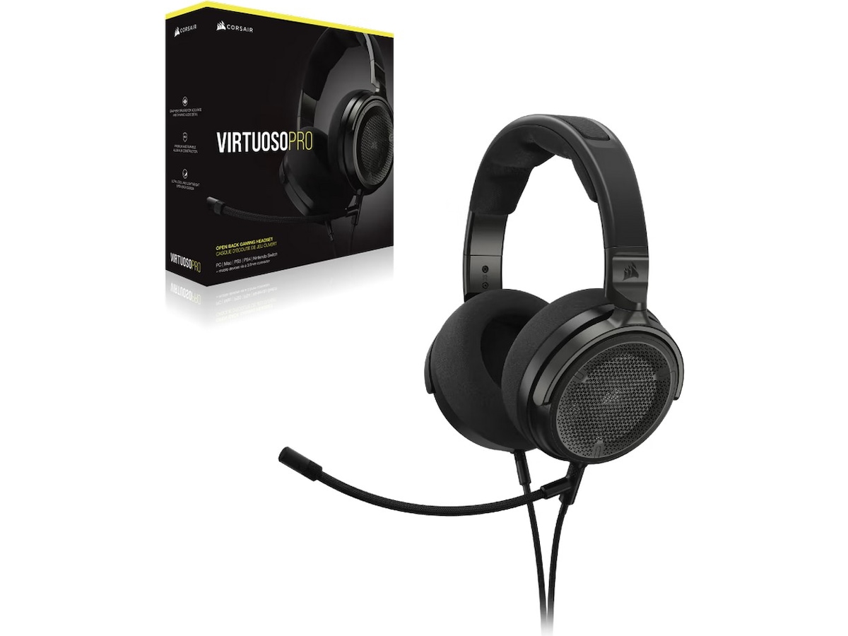 Corsair Virtuoso Pro Gamingheadset (sort) Gamingheadset