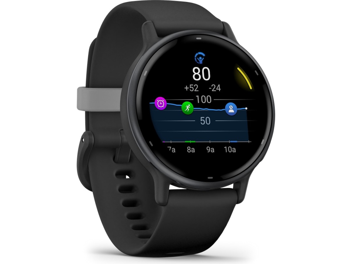 Garmin vivoactive 5 AMOLED Smartwatch (black/slate) Smartwatches