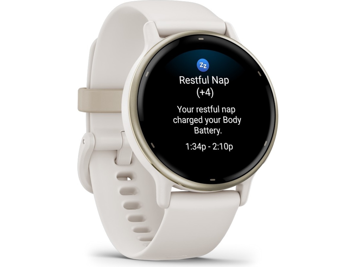 Garmin vivoactive 5 AMOLED Smartwatch (ivory/cream gold) Smartwatches