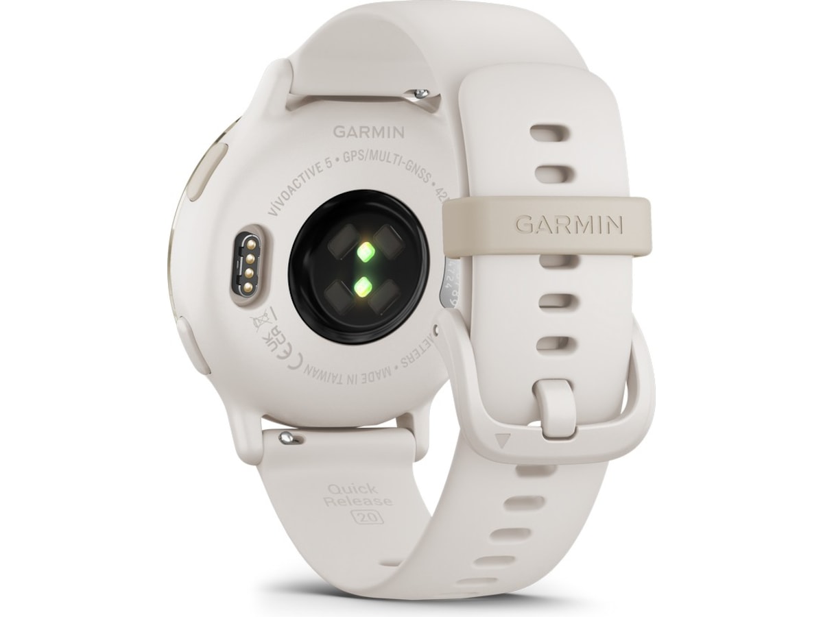 Garmin vivoactive 5 AMOLED Smartwatch (ivory/cream gold) Smartwatches
