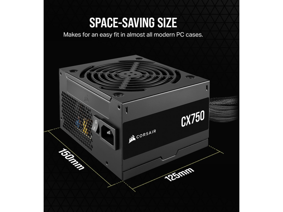 Corsair CX Series CX750 750 Watt PSU Strømforsyninger