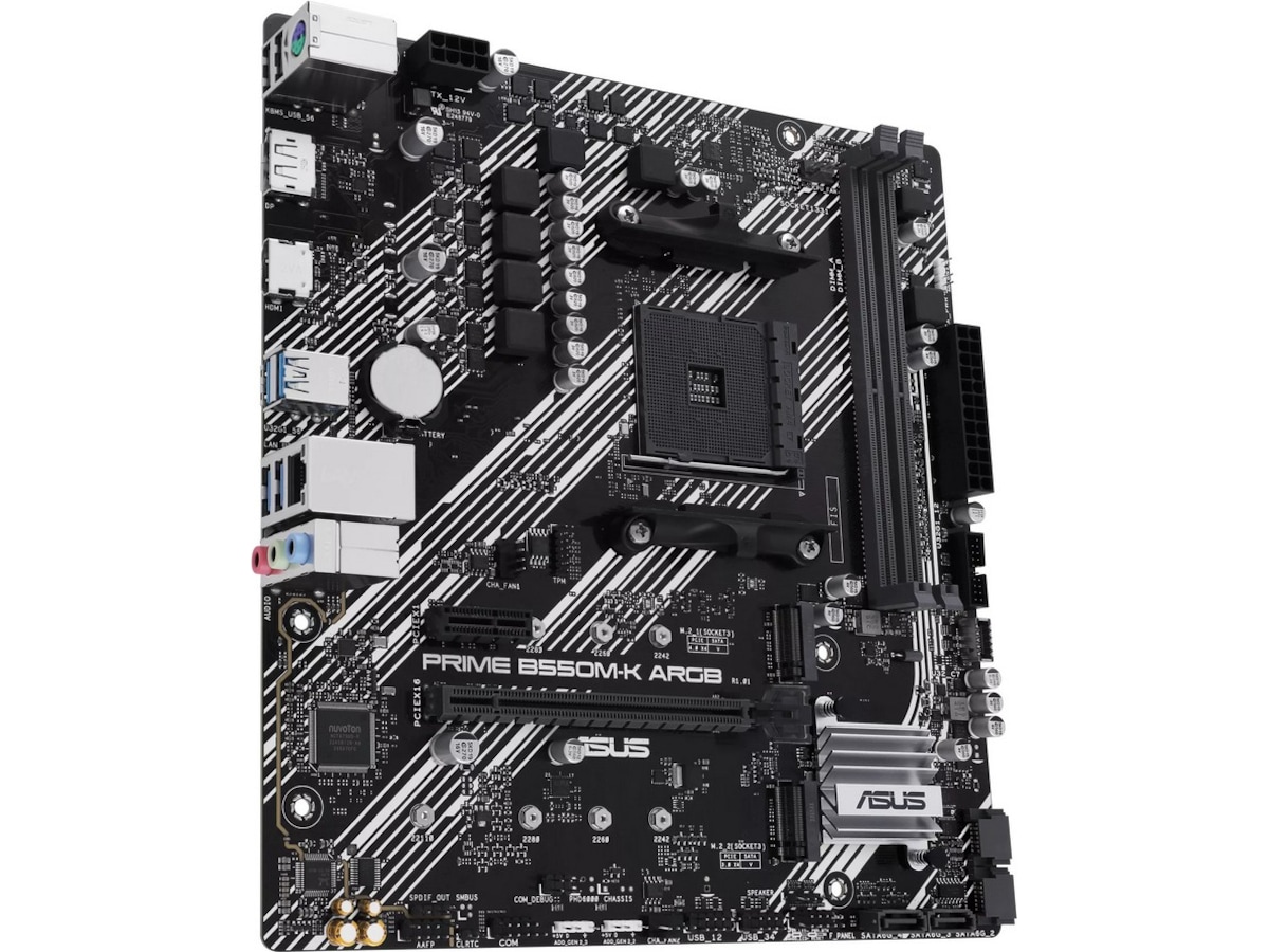 ASUS PRIME B550M-K ARGB Bundkort AMD Socket