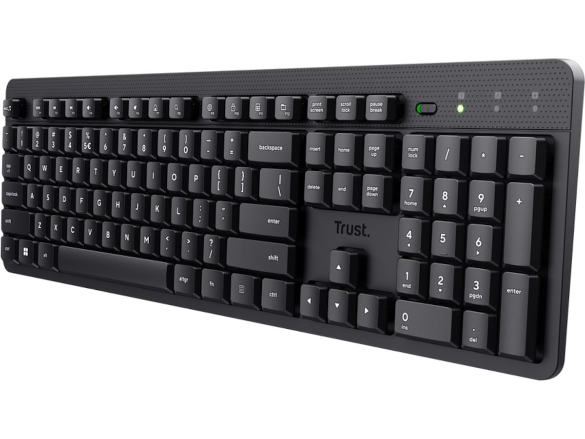 Trust ODY II trådløst tastatur nordisk (sort) Keyboards