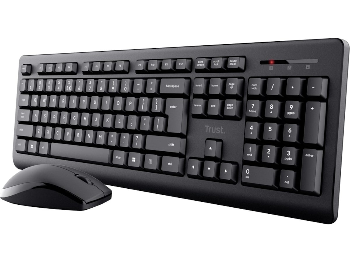 Trust Primo trådløst tastatur og mus Mus & keyboards -kombinasjonspakker