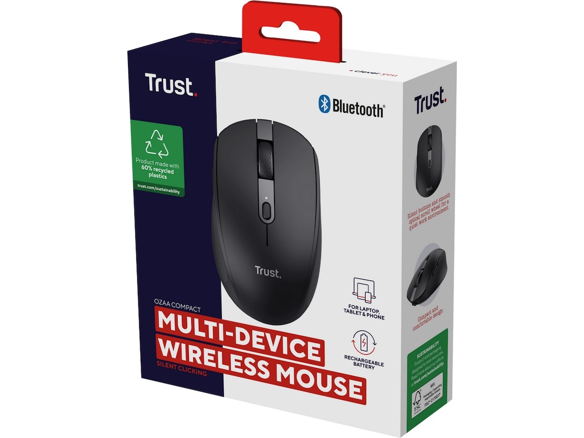 Trust Ozaa Trådløs Mus Mus