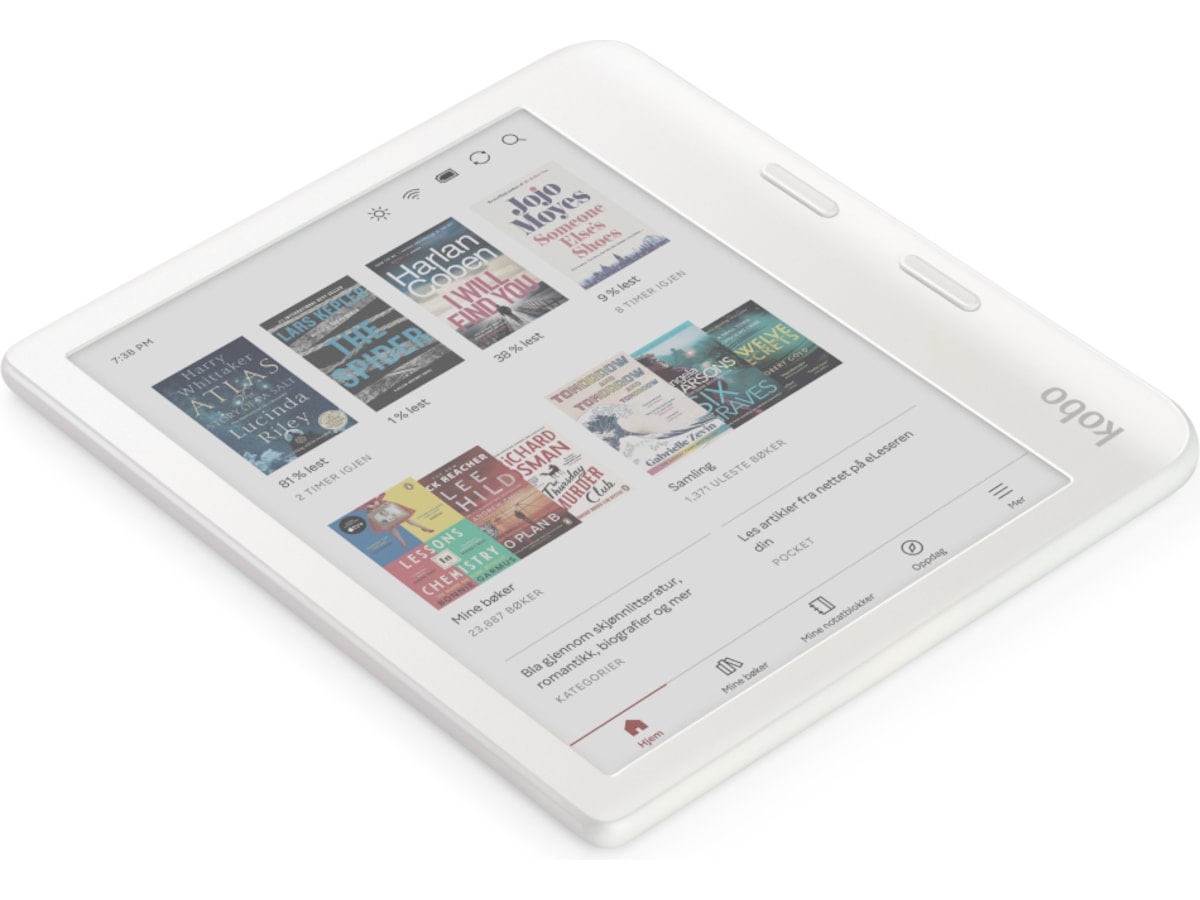 Kobo Libra Colour 7" 32GB (hvid) E-bogslæsere