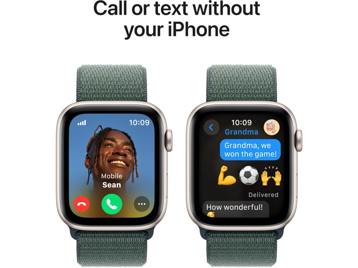 Apple Watch SE 44mm GPS + LTE Aluminium (stjerneskær) Smartwatches