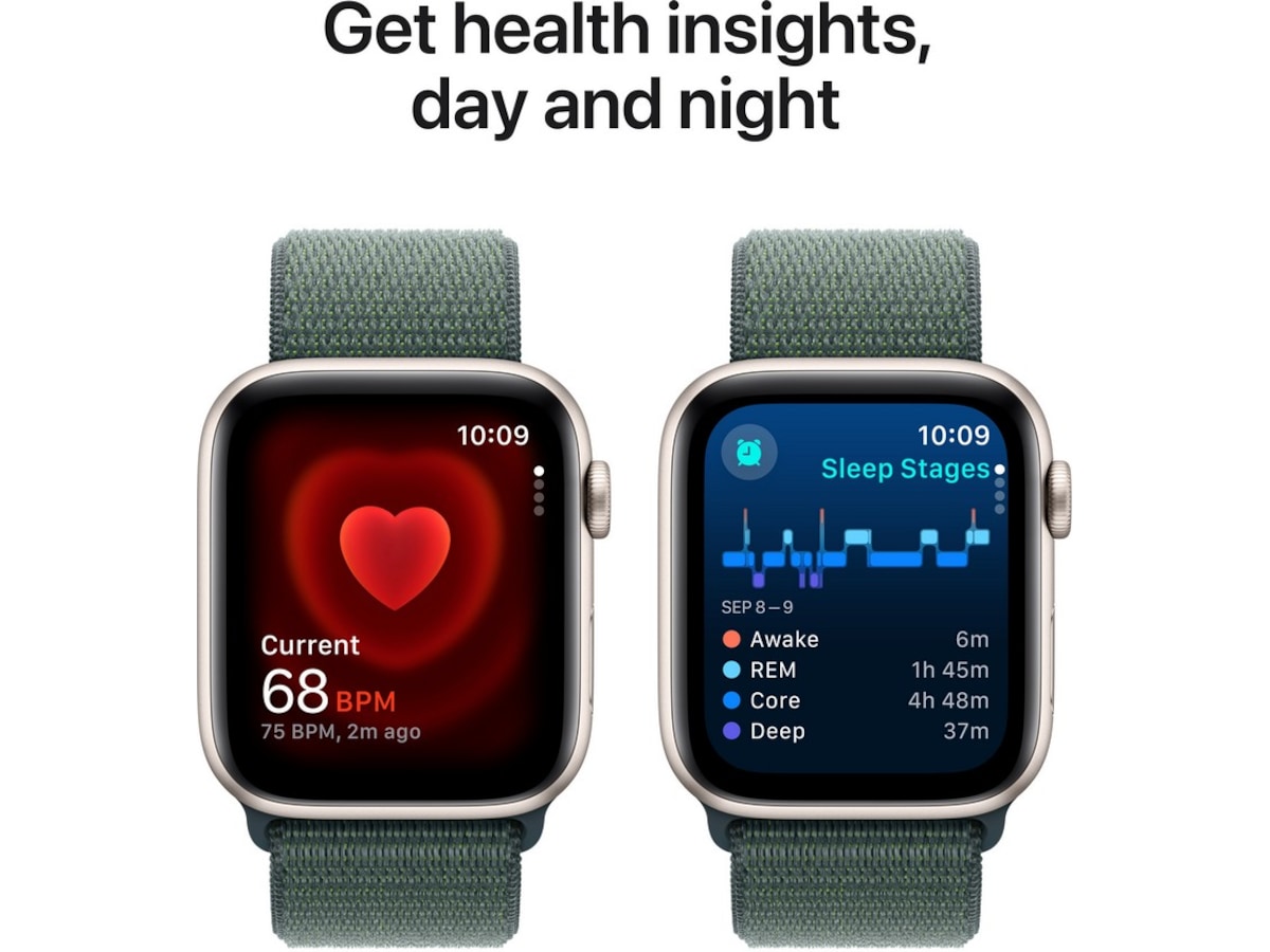 Apple Watch SE 44mm GPS + LTE Aluminium (stjerneskær) Smartwatches