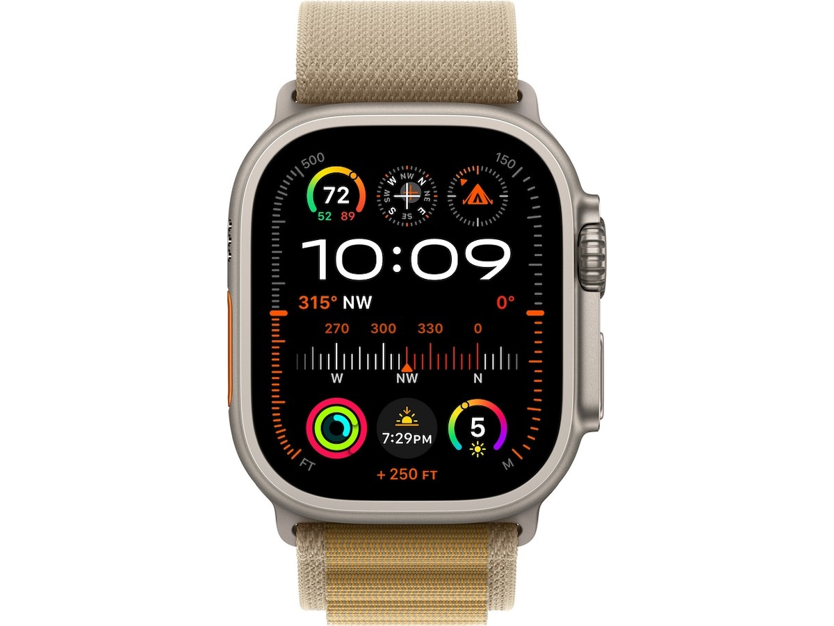 Apple Watch Ultra 2 49mm GPS + LTE Titan (naturlig) Smartwatches