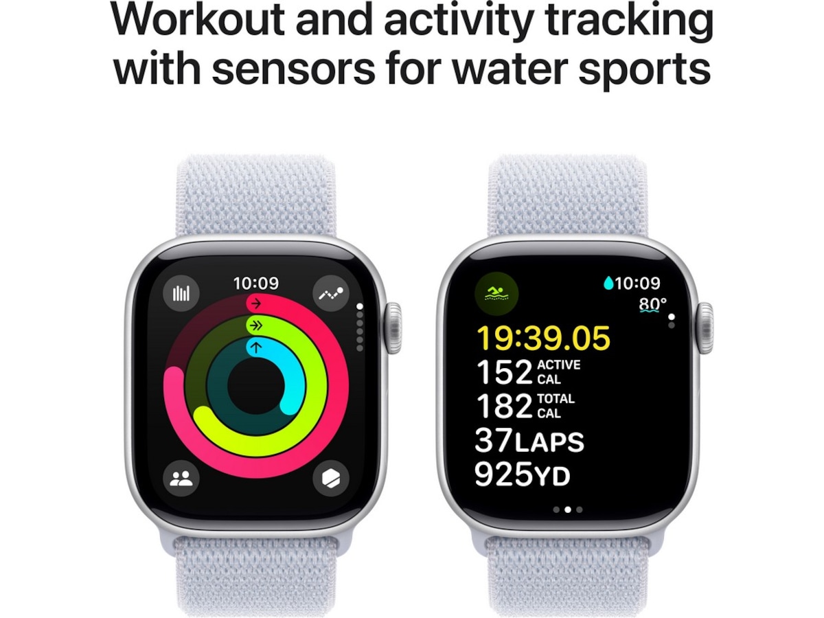 Apple Watch Series 10 GPS 42mm Aluminium (sølv) Smartwatches