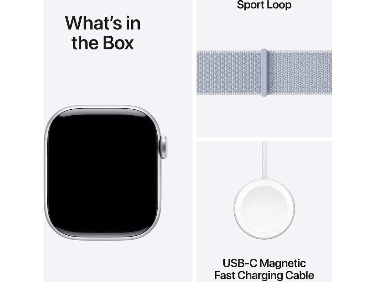 Apple Watch Series 10 GPS 42mm Aluminium (sølv) Smartwatches