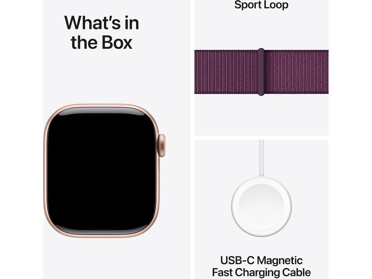 Apple Watch Series 10 GPS 42mm Aluminium (rosaguld) Smartwatches