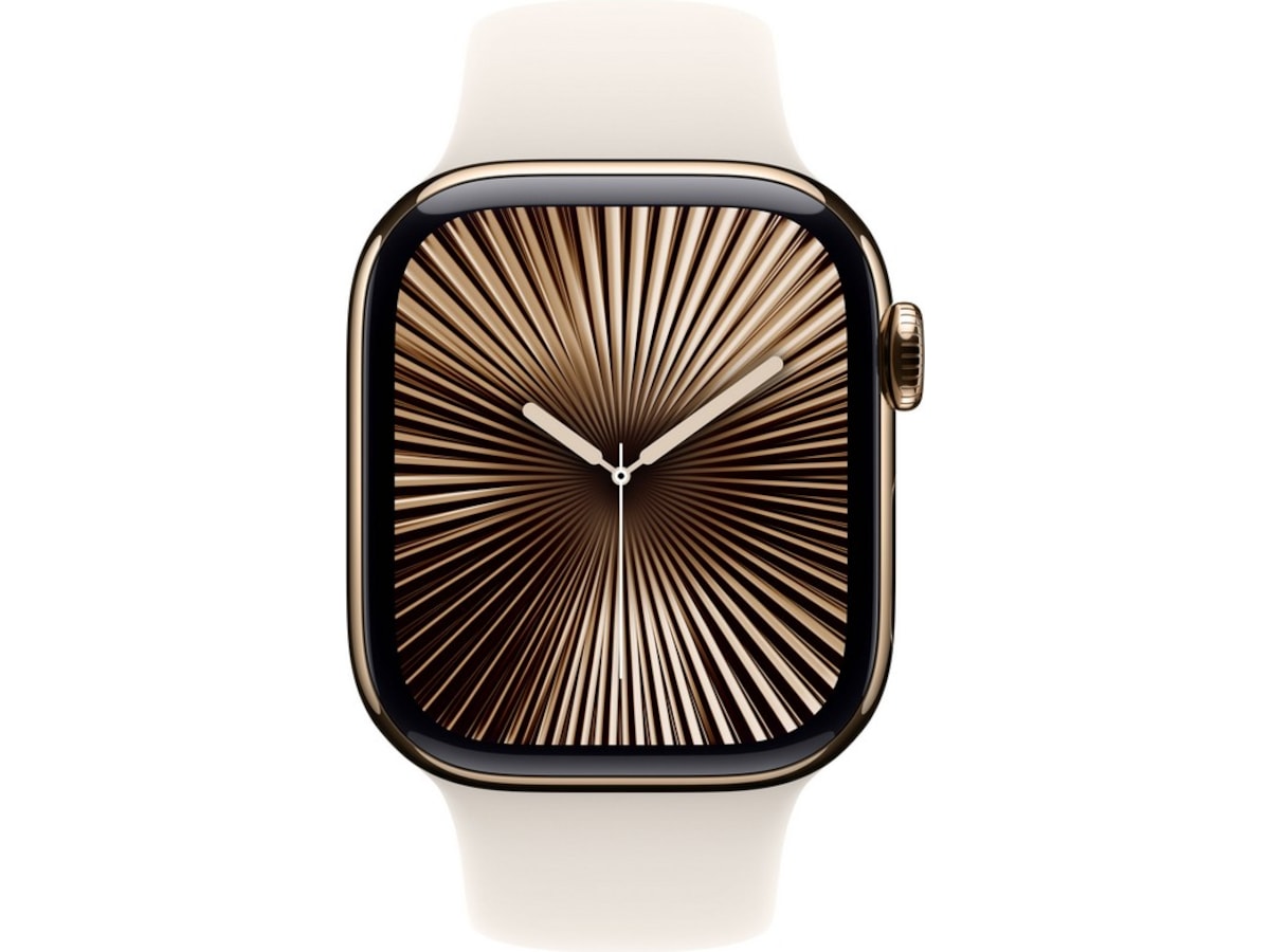 Apple Watch Series 10 GPS + LTE 42mm Titanium (guld) Smartwatches