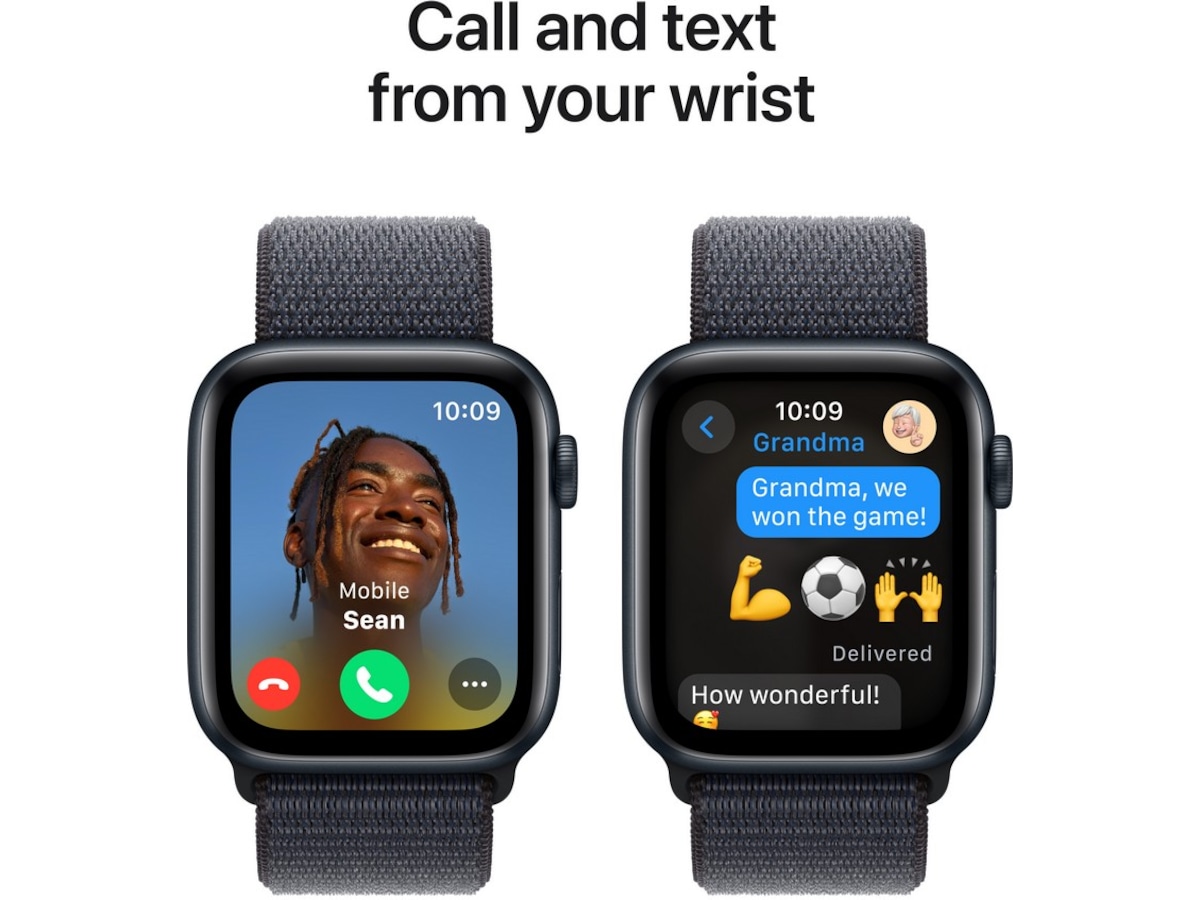 Apple Watch SE 44mm GPS Aluminium (midnat) Smartwatches