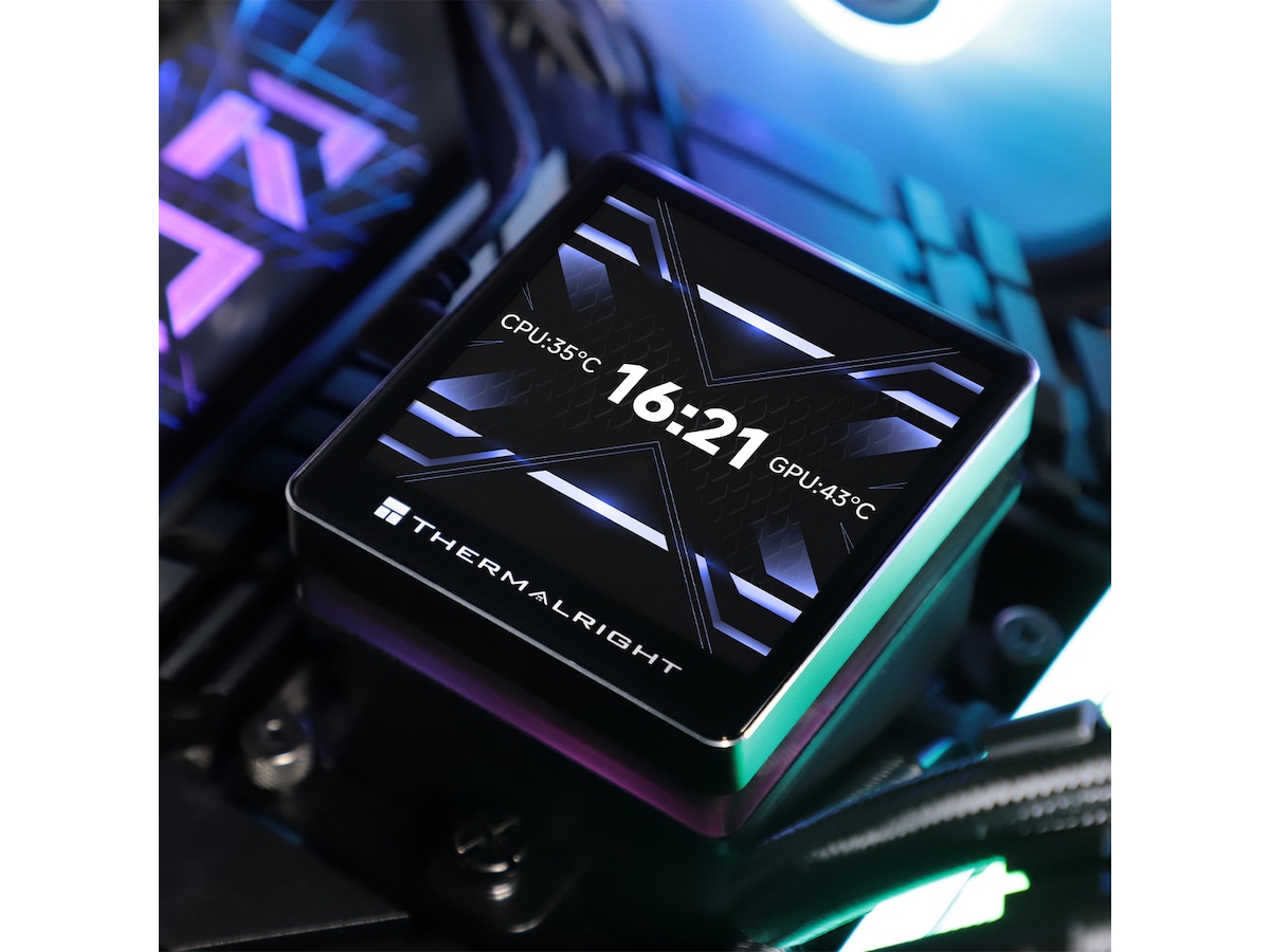 Thermalright Grand Vision 360 Argb CPU Køler (sort) CPU - Vandkøling