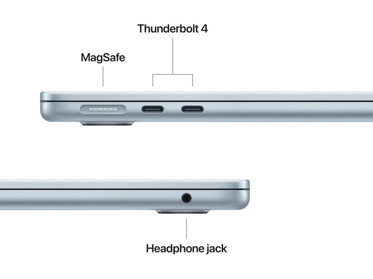 MacBook Air 13" (2025) 256GB (himmelblå) PC - Bærbar / laptop