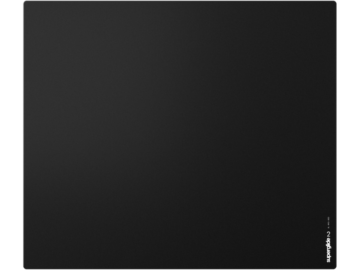 Pulsar Superglide Glass Musemåtte XL (sort) Gamingmusemåtte