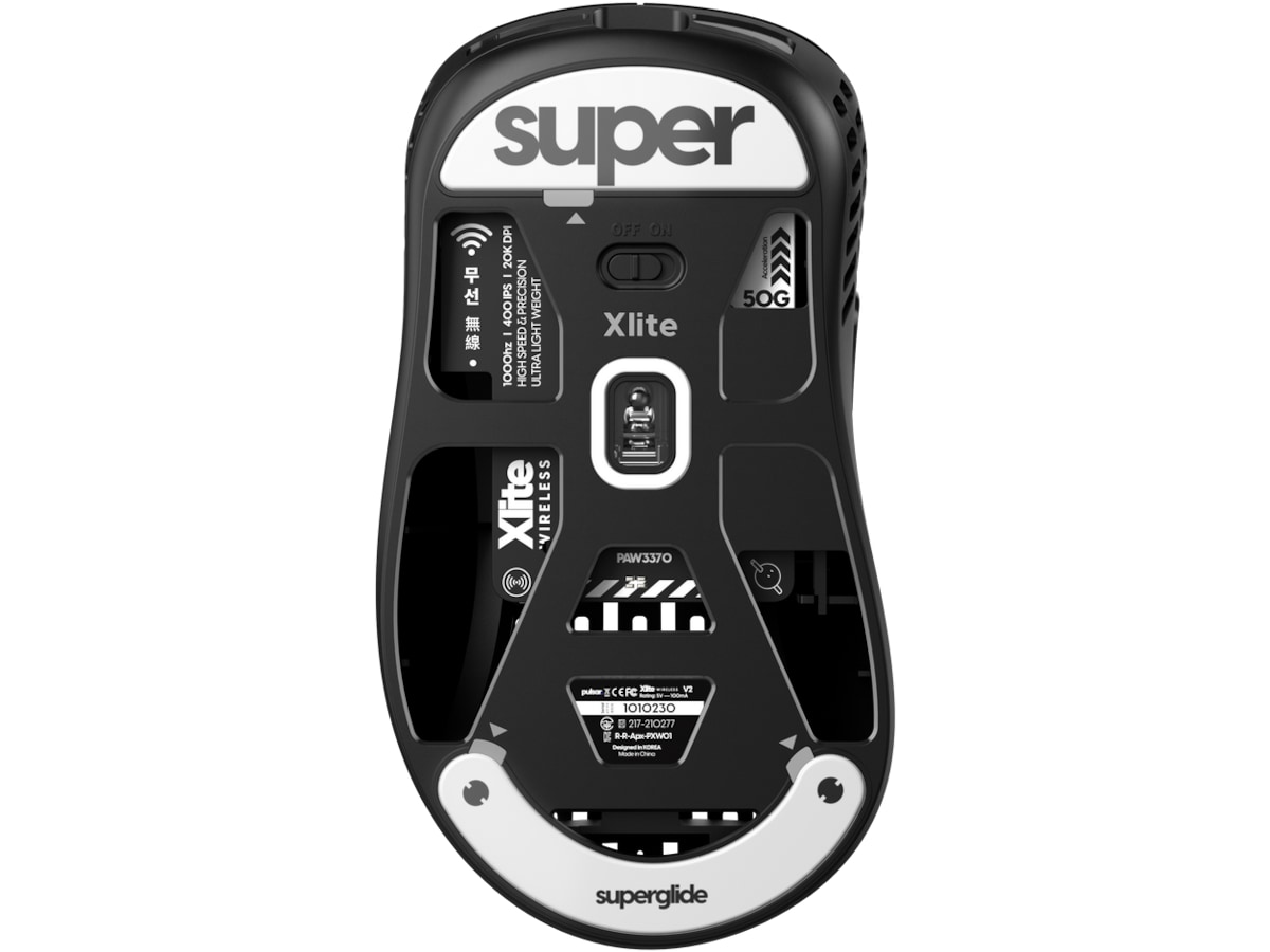 Pulsar Superglide Type-C Xlite Series (hvidt) Tilbehør til gaming tastatur og mus