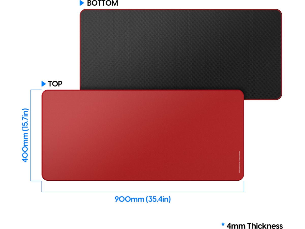 Pulsar Paracontrol XXL Musemåtte (rød) Gamingmusemåtte
