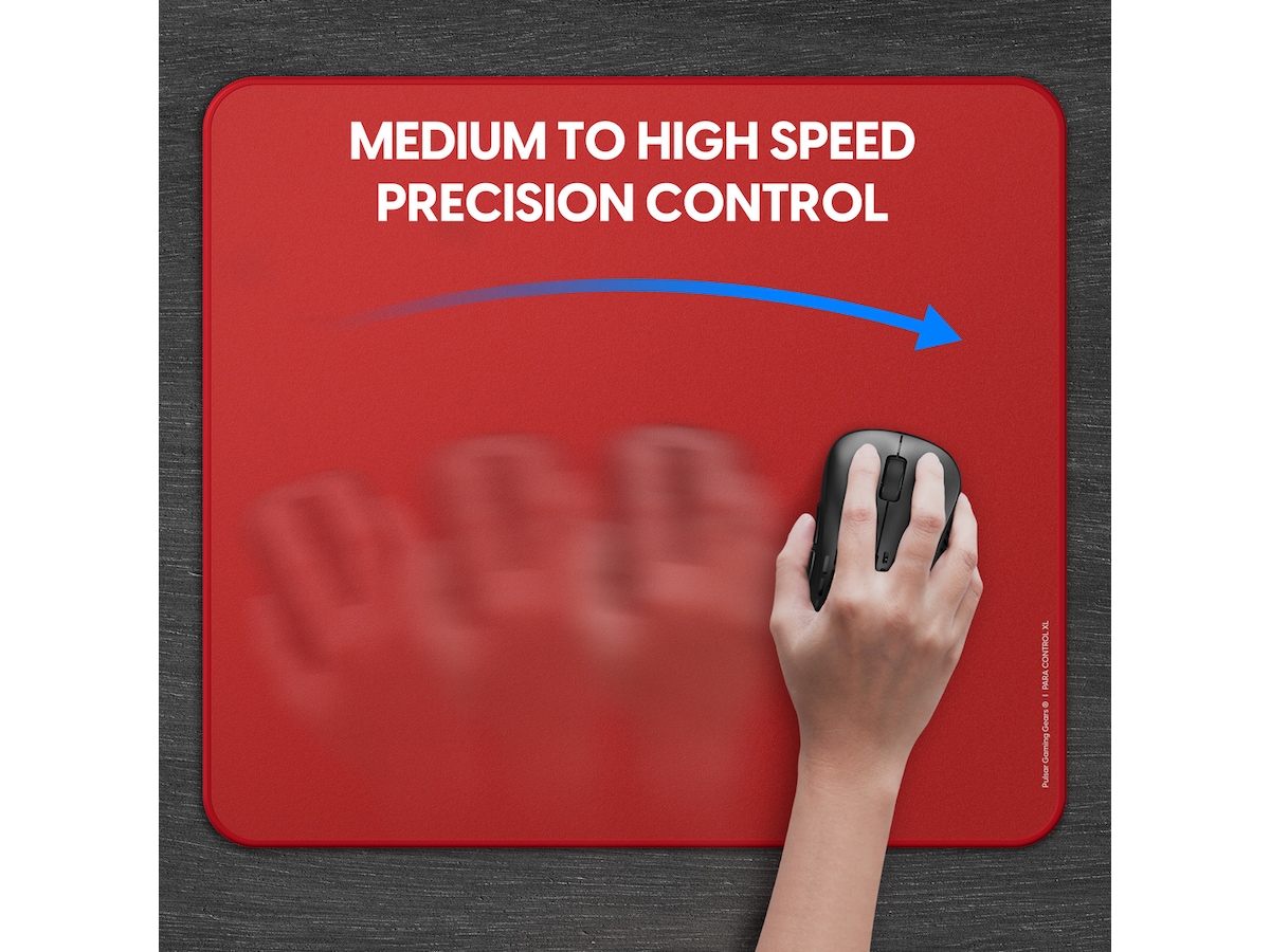 Pulsar Paracontrol XL Musemåtte (rød) Gamingmusemåtte