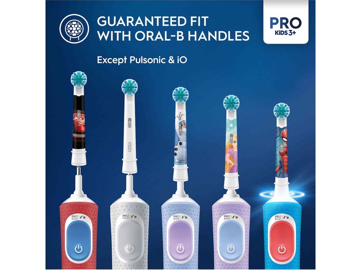 Oral-B Spiderman påfyld tandbørstehoveder 4 pak Tandbørstehoveder