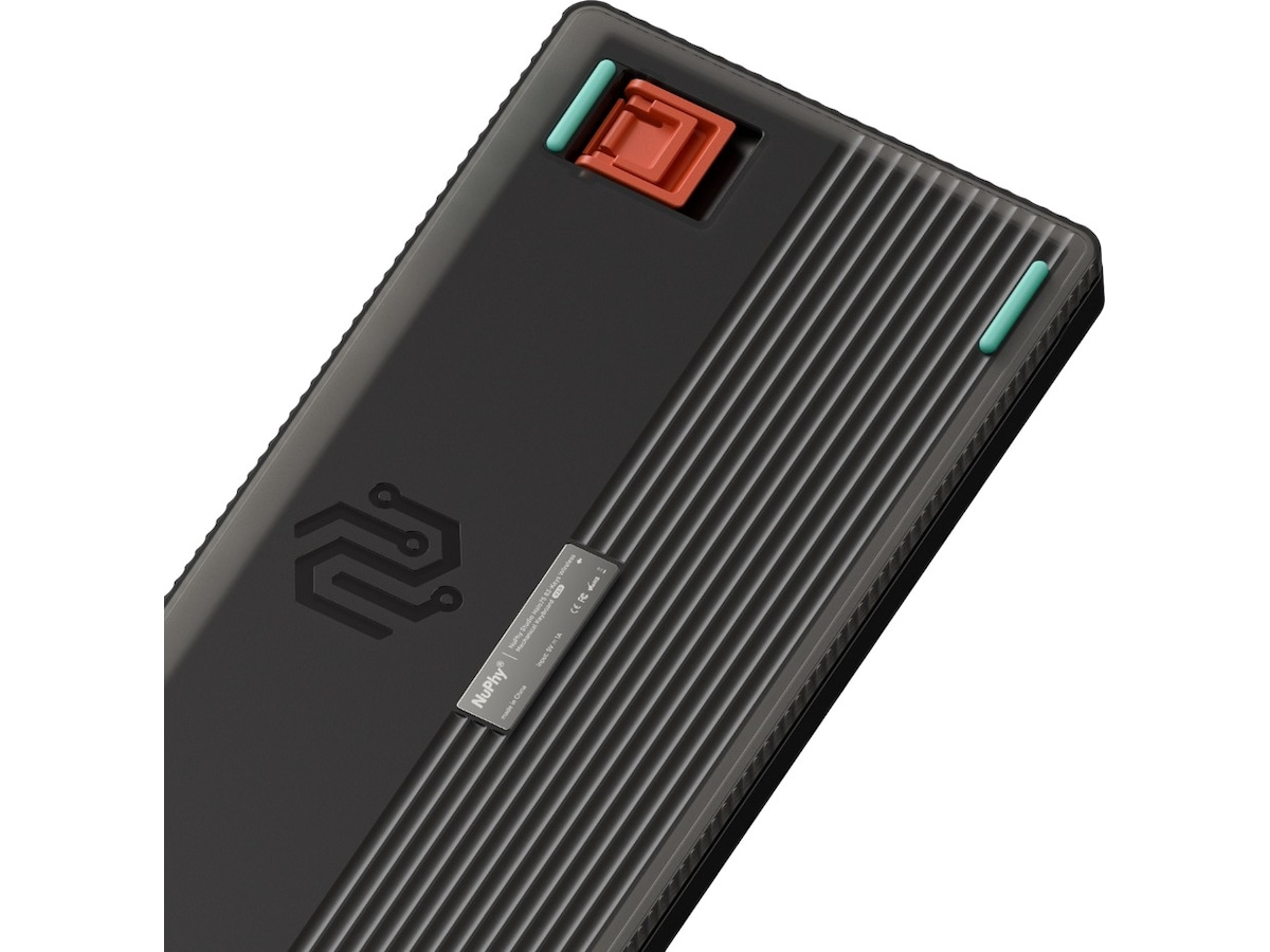 NuPhy Halo75 V2 trådløst gaming tastatur (Obsidian black/lemon) Gamingkeyboard