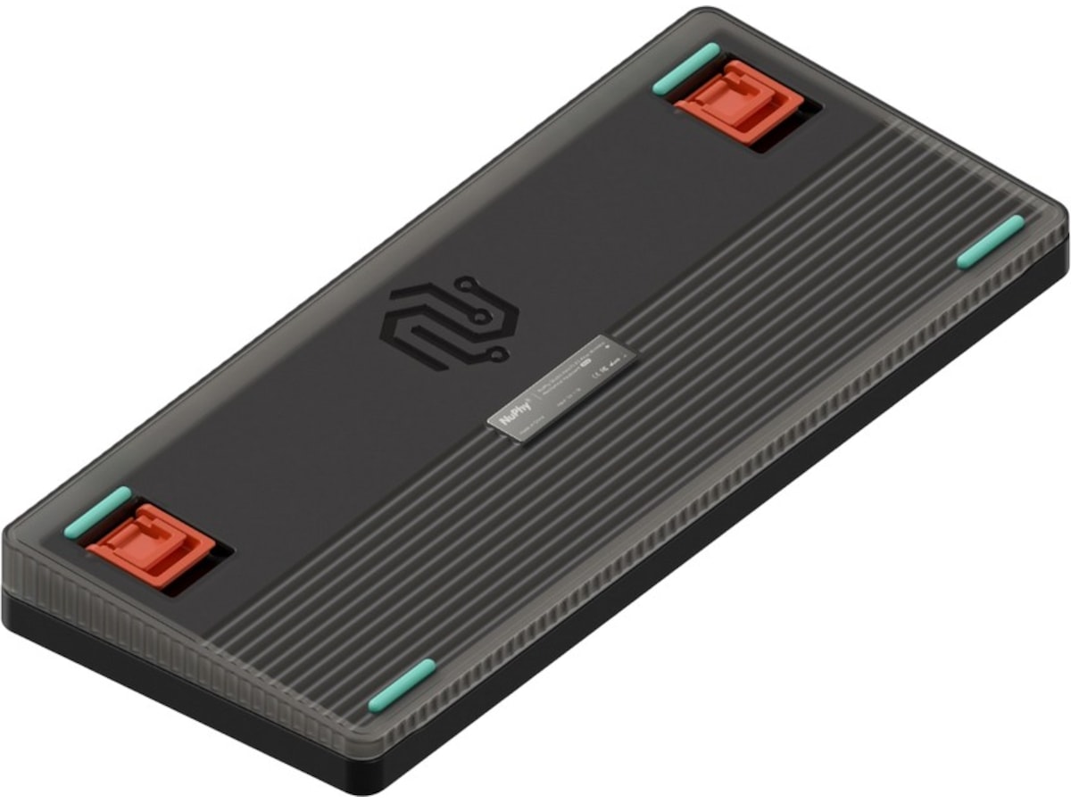 NuPhy Halo75 V2 trådløst gaming tastatur (Obsidian black/lemon) Gamingkeyboard