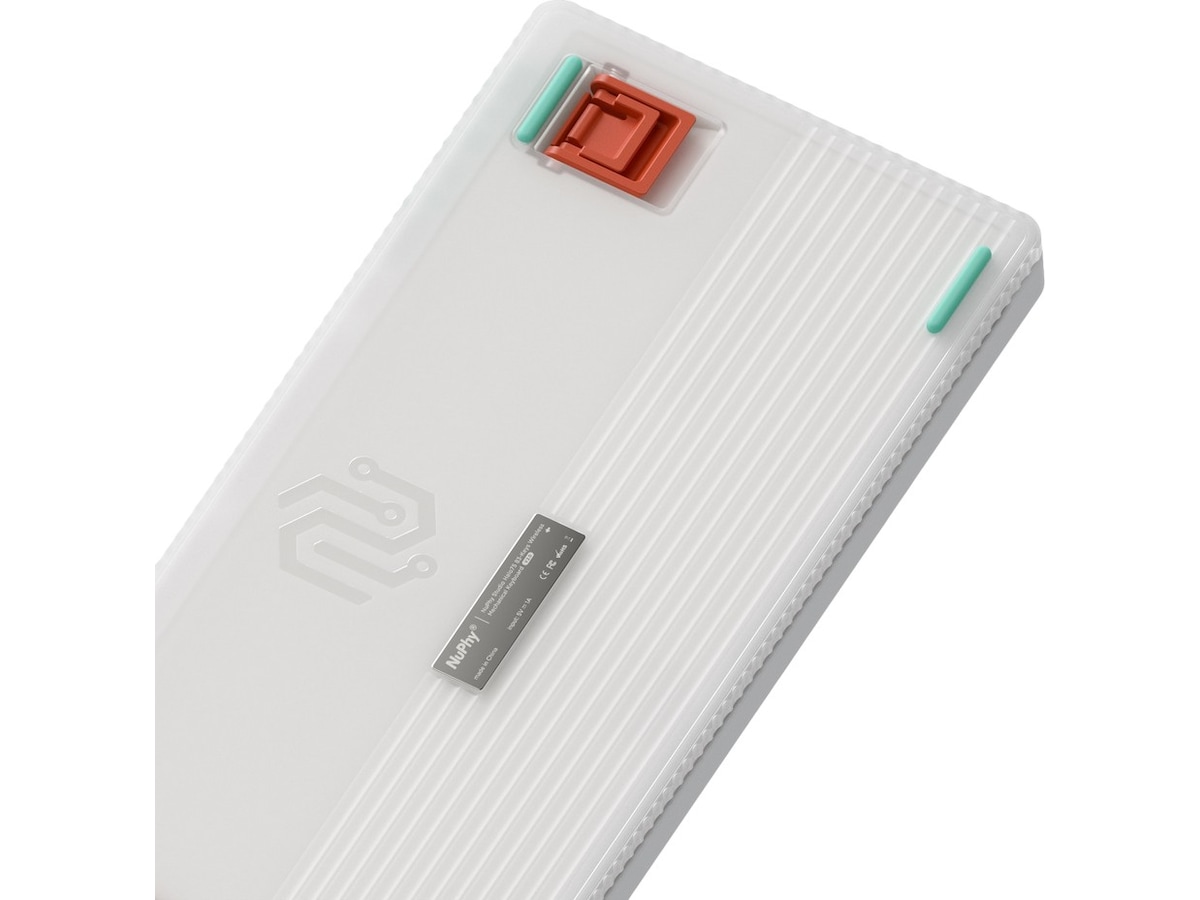 NuPhy Halo75 V2 trådløst gaming tastatur (Ionic white/raspberry) Gamingkeyboard