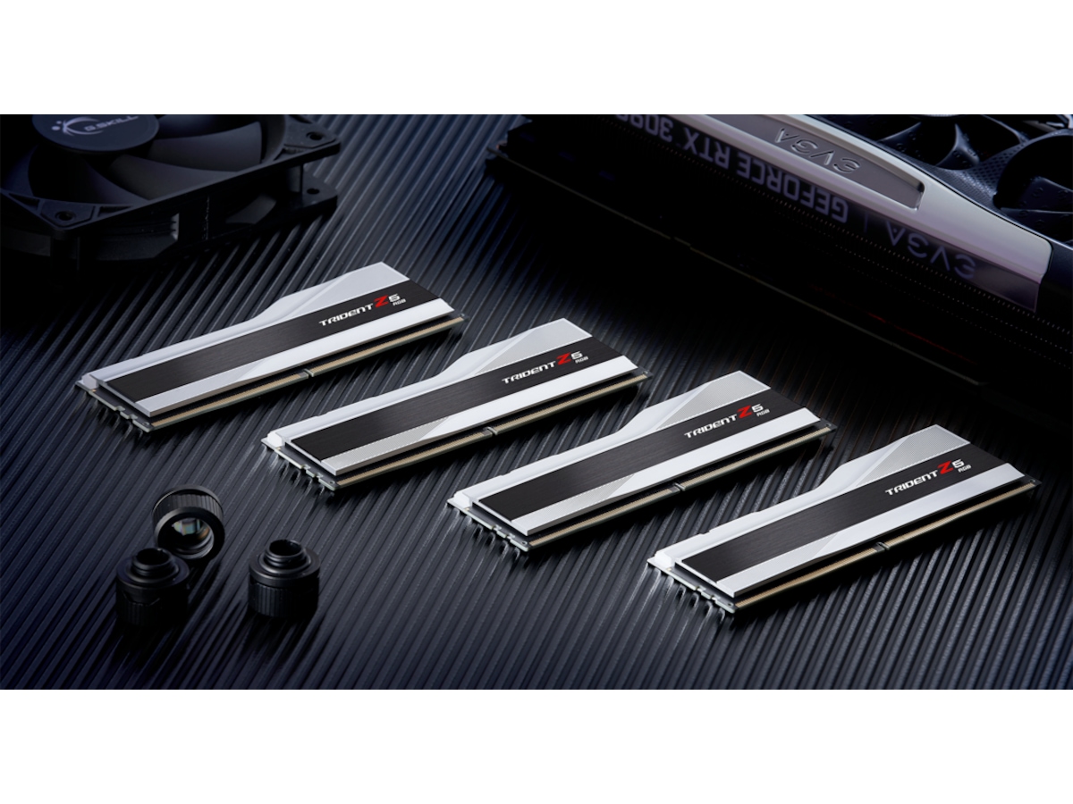 G.Skill Trident Z5 DDR5 6000MHz 32GB RGB (hvid) Hukommelse (RAM)