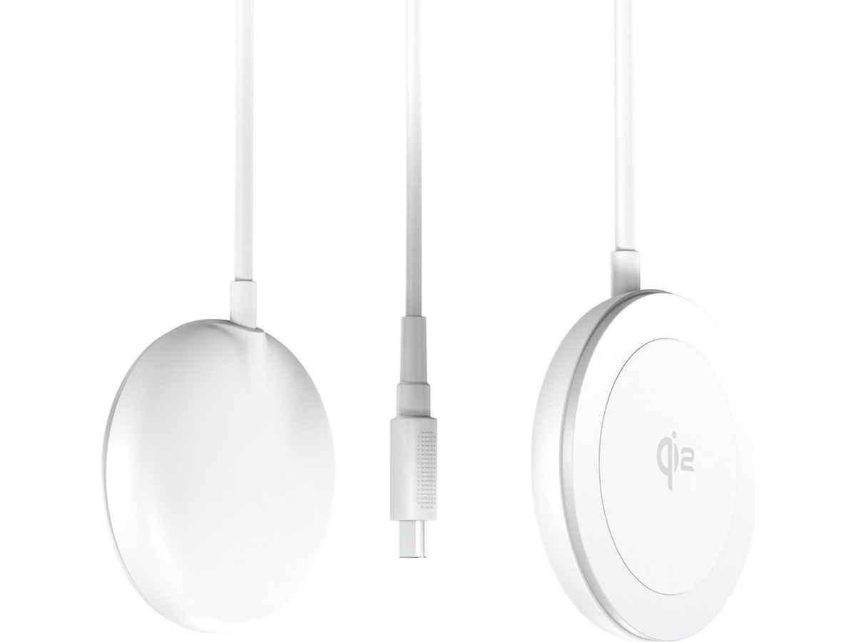 Andersson Qi2 15W Trådløs oplader (hvid) Trådløs oplader