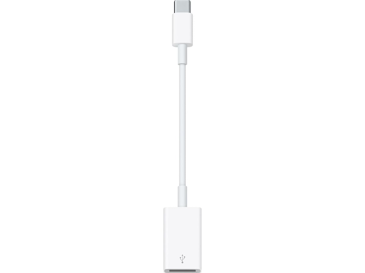 Apple USB-C til USB-A adapter (hvid) Kabeladaptere og overgange