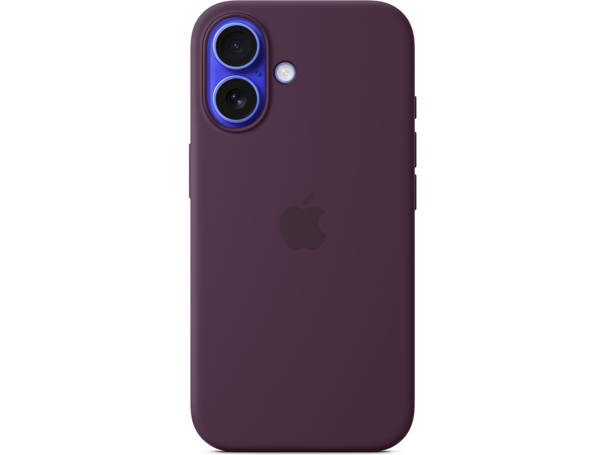 Apple iPhone 16 Silikonecover (blomme) Mobilcover