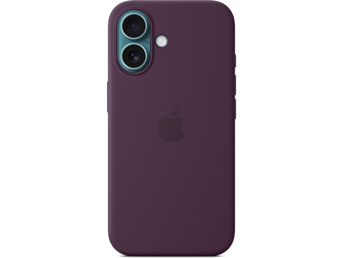 Apple iPhone 16 Silikonecover (blomme) Mobilcover