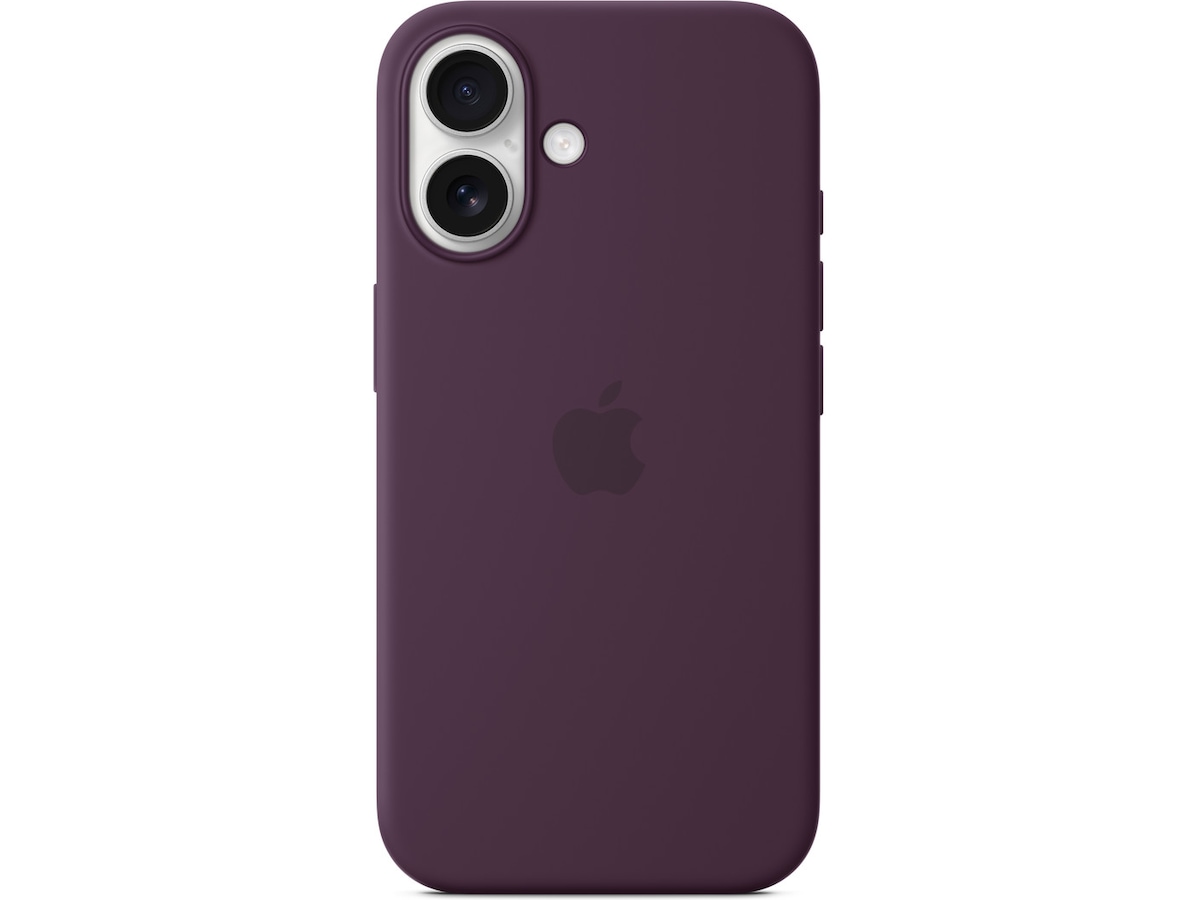 Apple iPhone 16 Silikonecover (blomme) Mobilcover
