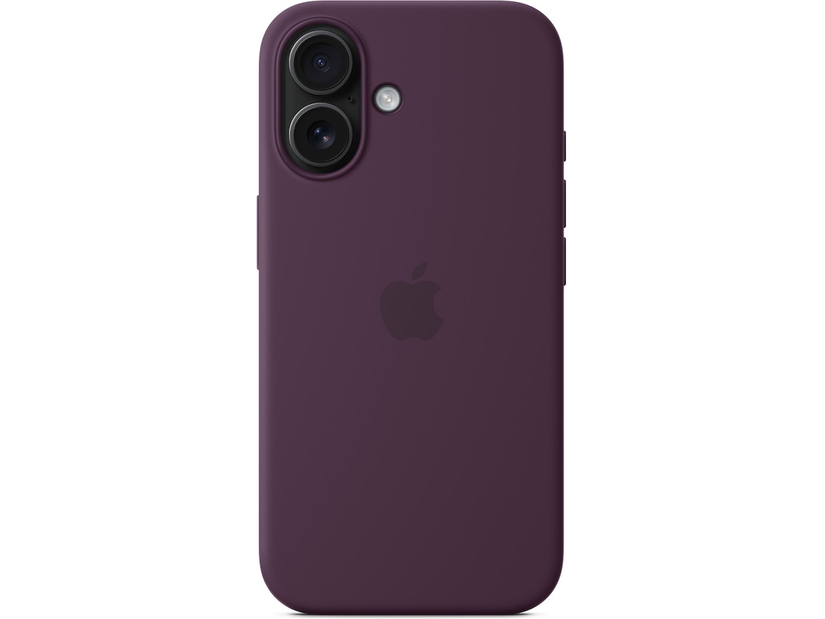 Apple iPhone 16 Silikonecover (blomme) Mobilcover