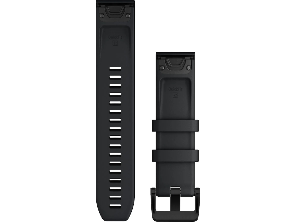 Garmin QuickFit silikonerem 22mm (sort) Rem