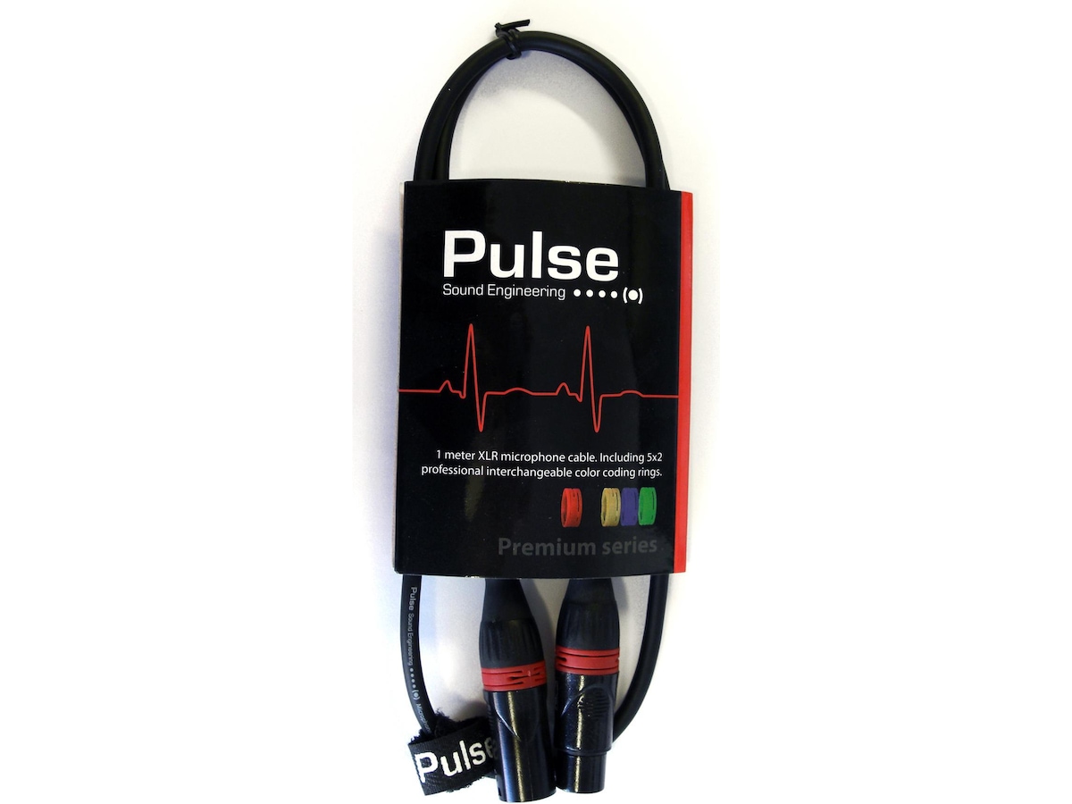 Pulse Mikrofonkabel 1m XLR/XLR Kameramikrofon