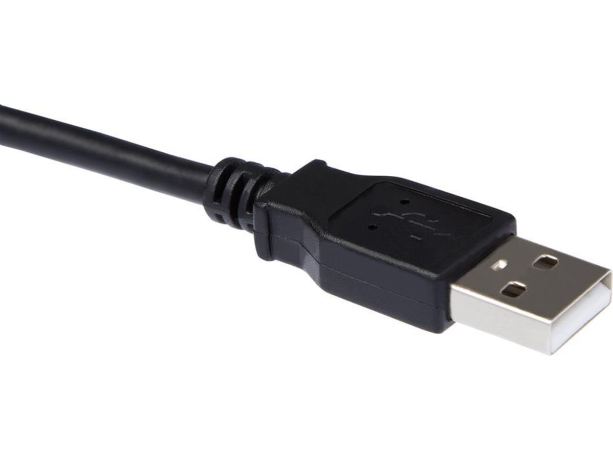 USB-A til USB Micro-B kabel 0,5m (sort) USB-kabler